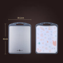 Load image into Gallery viewer, Stainless Steel Chopping Board Kitchen Antibacterial Sorting Board