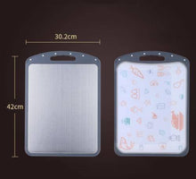 Load image into Gallery viewer, Stainless Steel Chopping Board Kitchen Antibacterial Sorting Board