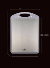 Load image into Gallery viewer, Stainless Steel Chopping Board Kitchen Antibacterial Sorting Board