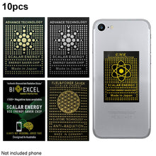 Load image into Gallery viewer, Block EMF Radiation Now with 10pcs Patch Blocker Cell Phone Anti Radiation Sticker Shield Negative Ion Neutralizer Electronics Computer Laptop EMF Protection
