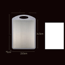 Load image into Gallery viewer, Stainless Steel Chopping Board Kitchen Antibacterial Sorting Board
