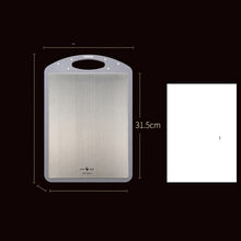 Load image into Gallery viewer, Stainless Steel Chopping Board Kitchen Antibacterial Sorting Board
