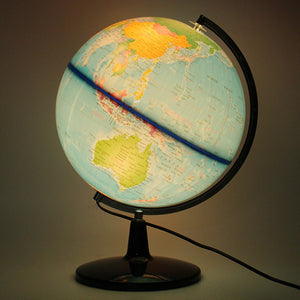 Illuminated  32 inches World Globe Earth Map Teach Education Geography Toy Terrestrial Tellurion Globe home Office Desk Decor