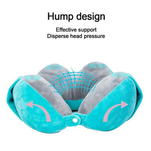 Best Selling 2020 Products Luxurious 2 In1 Lazy Memory Foam U Shaped Pillow Neck Head Sleep Cushion Phone Holder Аксессуары