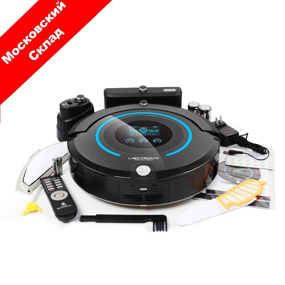 (Ship from RU) Wireless Smart Robot Carpet Vacuum Cleaner A338 for Home (Sweep,Vacuum,Mop,Sterilize),Schedule,Virtual Blocker