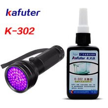 Load image into Gallery viewer, UV Glue UV Curing Adhesive K-302+51 LED UV Flashlight UV Curing Adhesive Crystal Glass and Metal Bonding
