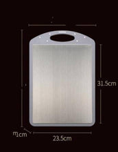 Load image into Gallery viewer, Stainless Steel Chopping Board Kitchen Antibacterial Sorting Board
